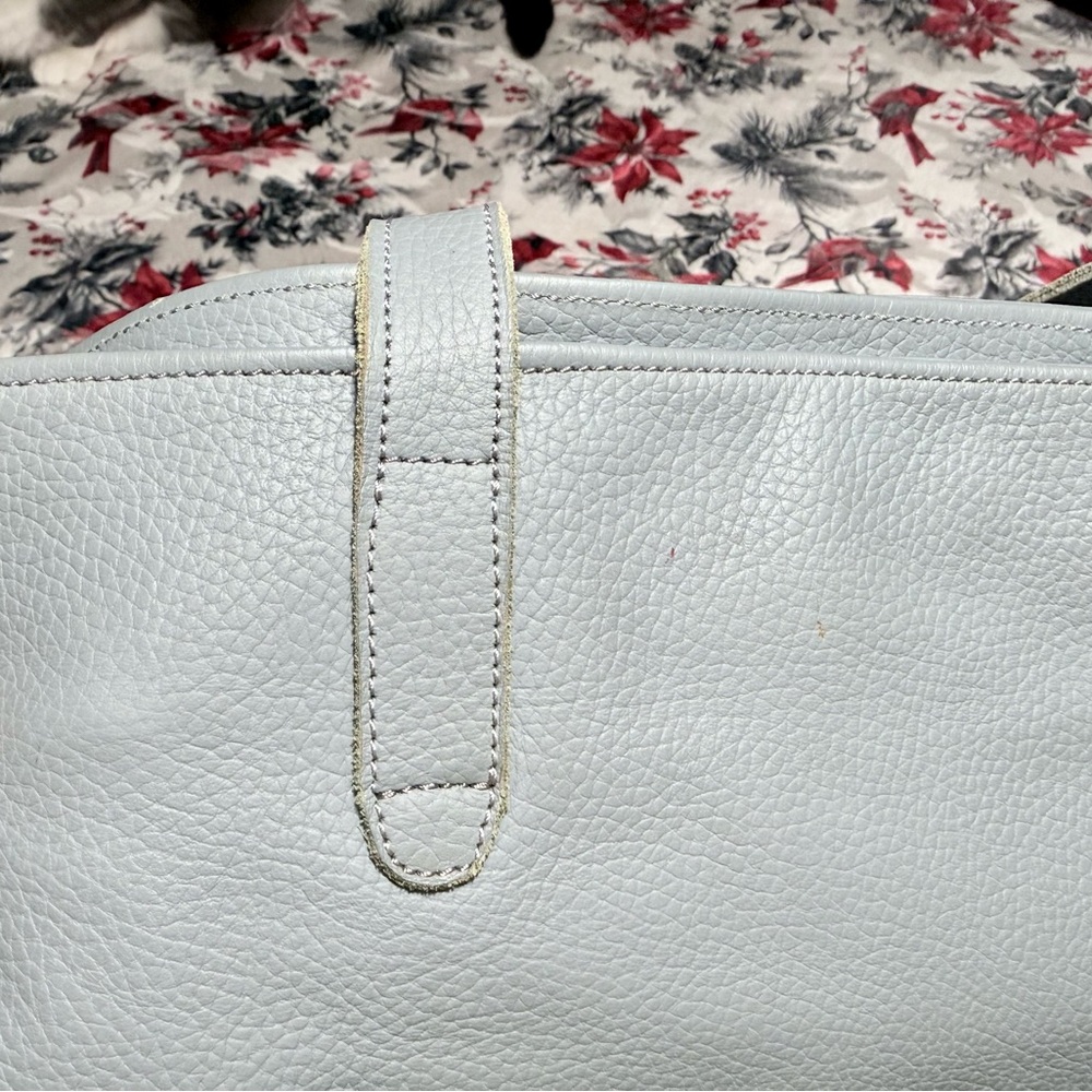 Sseko Custom-Made Zippered Bucket Bag/Tote Blue NWOT - Picture 5 of 11